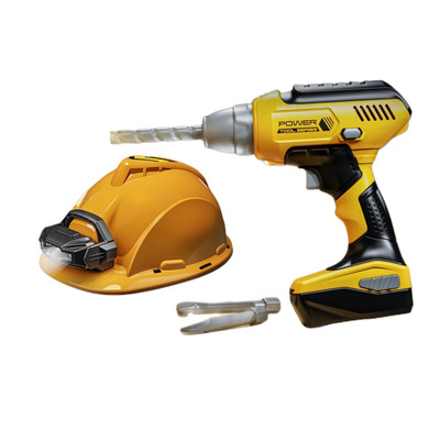 儿童电动工具箱玩具套装男孩仿真维修电锯扳手修理箱螺丝刀过家家