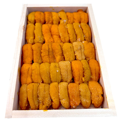 高品质木盒马粪海胆刺身80g