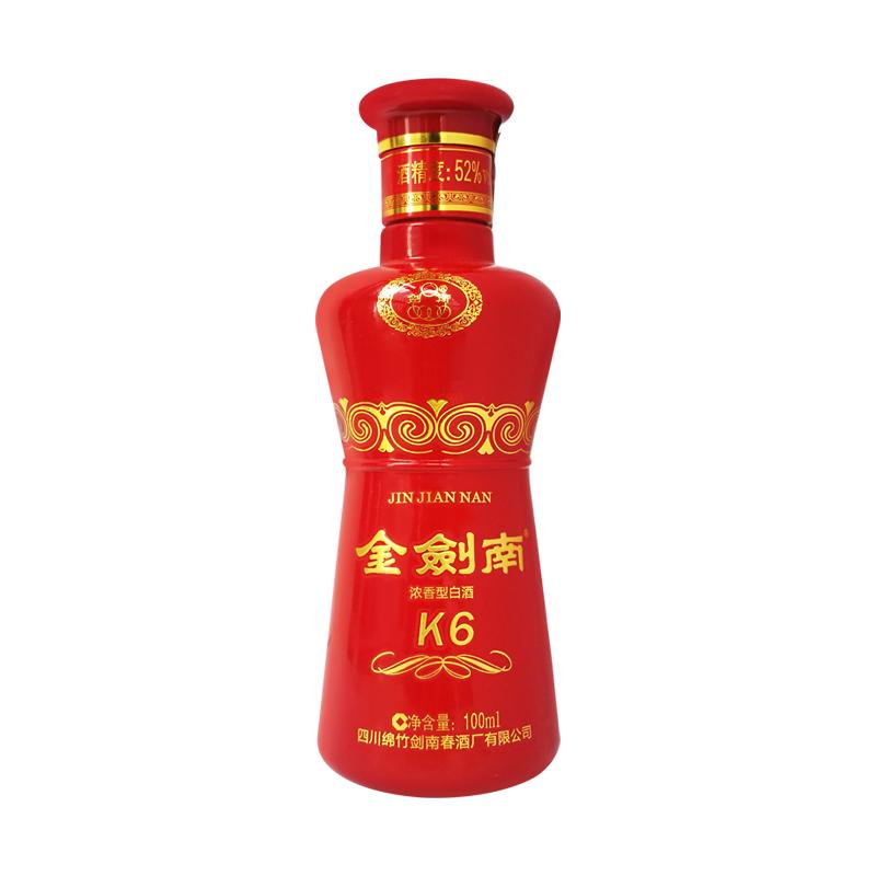 金剑南K652度100ml小酒