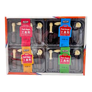 天津工具造型巧克力18g 创意儿童糖果双色味代可可脂巧克力零食品
