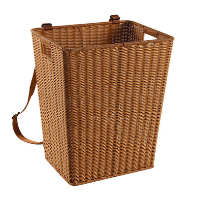 家好点仿藤编织背篓特大号