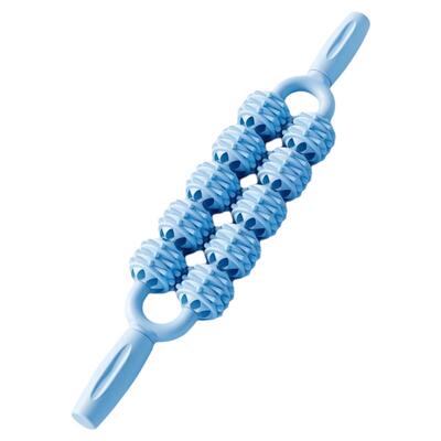 双排按摩棒瑜伽肌肉放松腿部按摩