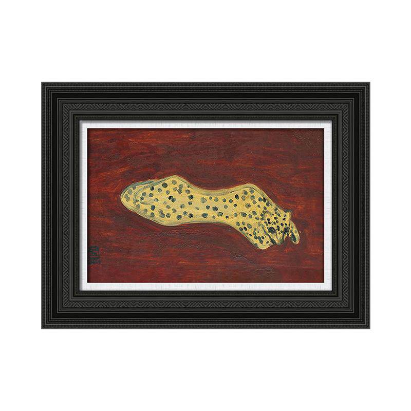 梵克利餐厅中古是实木边框装饰画