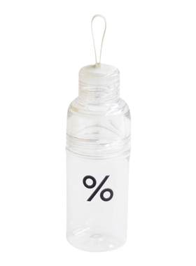 % Arabica阿拉比卡百分号透明随行杯便携健身骑行运动冷水杯kinto