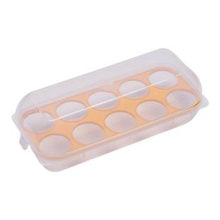 日本进口冰箱侧门鸡蛋收纳盒放鸡蛋架托厨房专用分装整理盒置物架