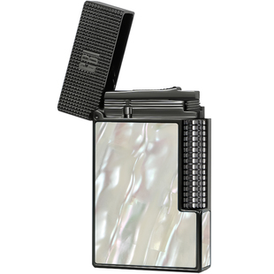 英国GBI大船朗声打火机男高端礼品充气黄铜贝壳镶嵌奢侈品送男友