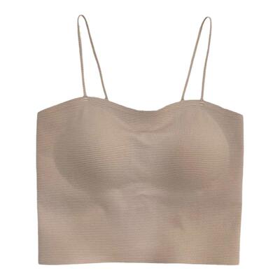 古妃网红泡泡美背吊带抹胸固定杯