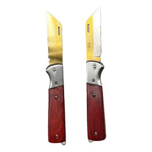 进口M42高速钢锋钢嫁接刀单面刃芽接刀高硬度折叠款园林嫁接工具