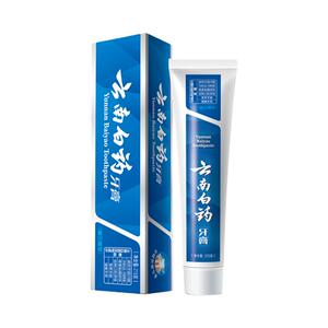 云南白药健齿护龈清新口气缓解口腔问题留兰香型牙膏215g家用正品
