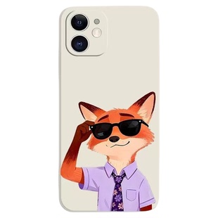 萌酷朱迪尼克iPhone17ProMax直边TPU手机壳13/14plus华为16/15Pro红小米7/8疯狂动物城11/12荣耀xs防摔保护套