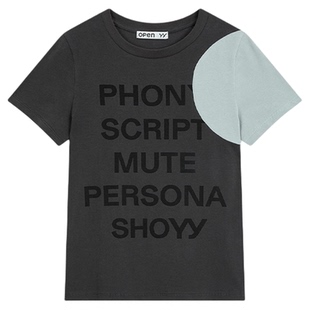 【现货】设计师品牌 OPEN YY 26SS YY字母波点T恤