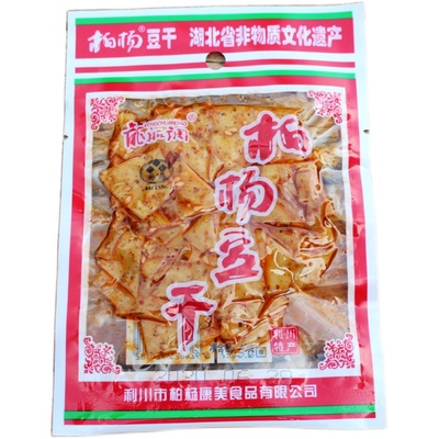 湖北下酒菜零食利川柏杨豆干特产