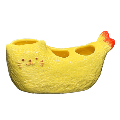 可爱炸虾陶瓷电动牙刷收纳置物架