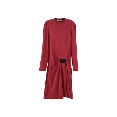 YOEYYOU 设计师品牌25秋冬新品下摆不规则造型连衣裙SOLSOL买手店