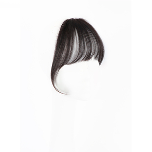 全真发空气刘海假发女片头顶自然前额法式假刘海蓬松轻薄款齐刘海