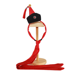 蒙古族头饰发卡小帽子飘带女款发饰少数民族舞蹈配饰儿童头饰