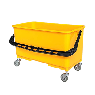 白云超宝装蜡水桶可移动酒店保洁洗车清洗方形大容量带轮子拖地桶