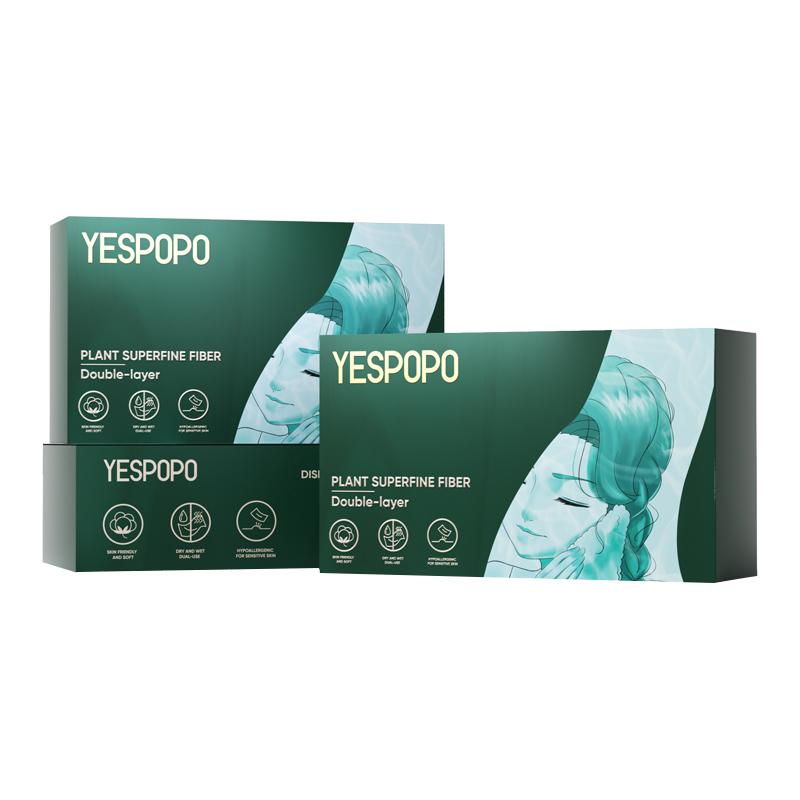 YESPOPO敏肌洗臉巾加大加厚潔面巾一次性抽取式干濕巾兩用綿柔巾
