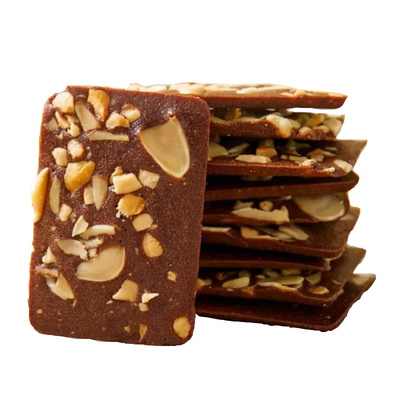 布朗尼可可脆片坚果芙脆饼干办公室解馋网红休闲小零食品独立包装