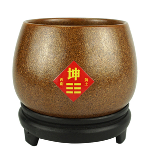 房屋缺角补角陶瓮土陶瓷陶罐西南坤卦东北艮缺角补角牌家居摆件