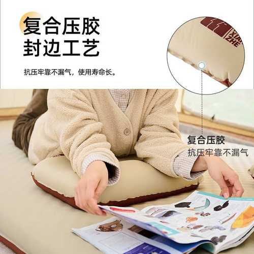 探险者自动充气枕头户外露营高铁飞机睡觉神器腰垫旅行护颈枕便携