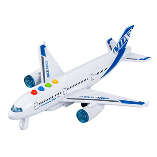 儿童大号飞机玩具车声光惯性仿真模型宝宝1战斗机音乐直升机男孩2