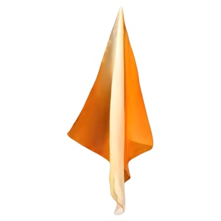 烟花易冷丝巾舞蹈道具雪纺橘黄渐变丝巾方巾古典舞蹈跳舞专用道具