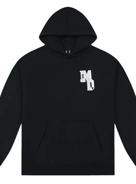 MEDM薄荷曼波春秋双字母刺绣卫衣
