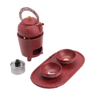 苏氏陶瓷(SUSHI CERAMICS)围炉煮茶鎏银日月同辉煮茶壶茶具
