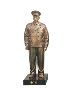 十大元帅玻璃钢雕塑将军雕像历史展馆伟人铜像仿铜整身塑像定制