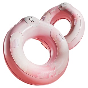 免充气游泳圈成人救生圈儿童游泳圈3岁以上防侧翻成人加厚双把手