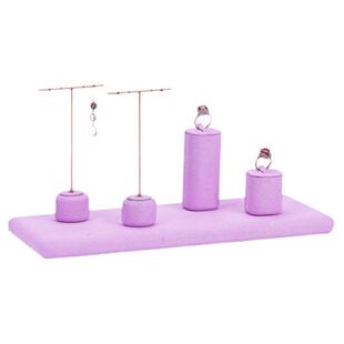 新款高档首饰展示架人像脖子项链展示架橱窗陈列道具套装直播套台