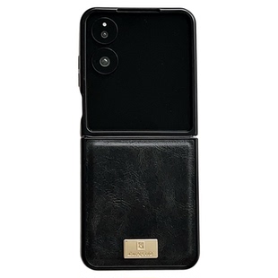 适用 小米mixflip2手机壳新款高档复古皮质外壳小米mixflip折叠商务个性简约轻奢男女全包时尚高端防摔保护壳