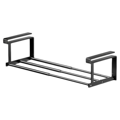 可伸缩分层脸盆隔板下挂篮免打孔