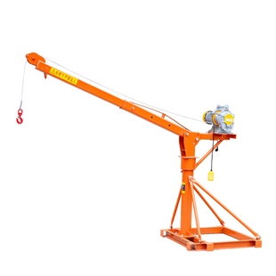 220v家用折叠伸缩吊料吊粮吊砖提升机起重建筑装修小型上料机吊机