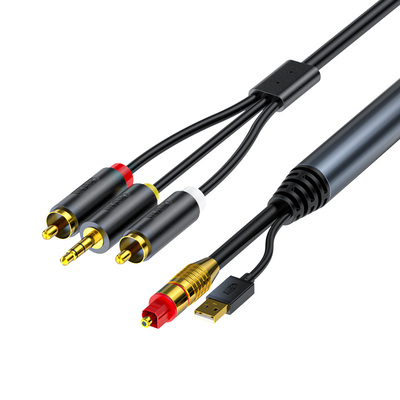 电视机光纤口连接音响/功放