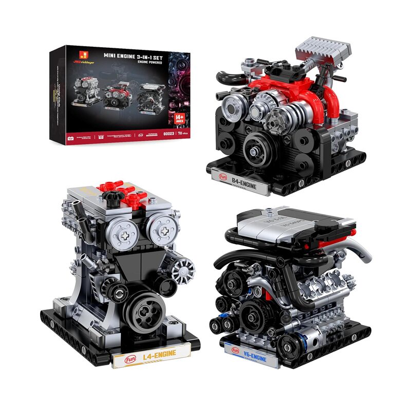 JMBricklayer迷你汽车发动机模型