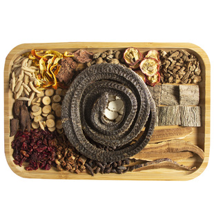 乌梢蛇专用泡酒药材旗舰店十全大人参补药酒配方男干货高端泡酒料