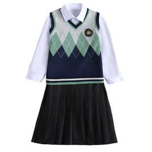 元旦儿童合唱演出服小学生朗诵演讲运动会比赛服装冬季加绒套装