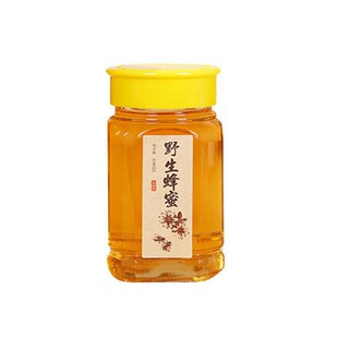 包邮八角蜂蜜瓶1斤2斤装无铅玻璃六棱密封罐储物罐头果酱菜空瓶子