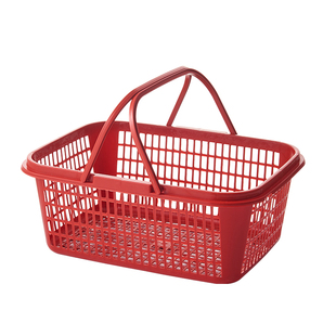1-12斤方形手提草莓篮子整箱红色一次性杨梅樱桃塑料筐水果采摘篮