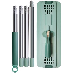 33CM刮刮乐拖把配件平板拖把杆通用一拖净懒人免手洗替换布墩布板