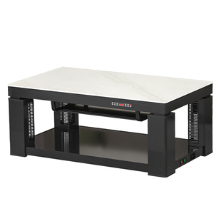 雪中情取暖桌电暖桌家用电烤桌取暖炉烤火桌茶几一体客厅电暖炉