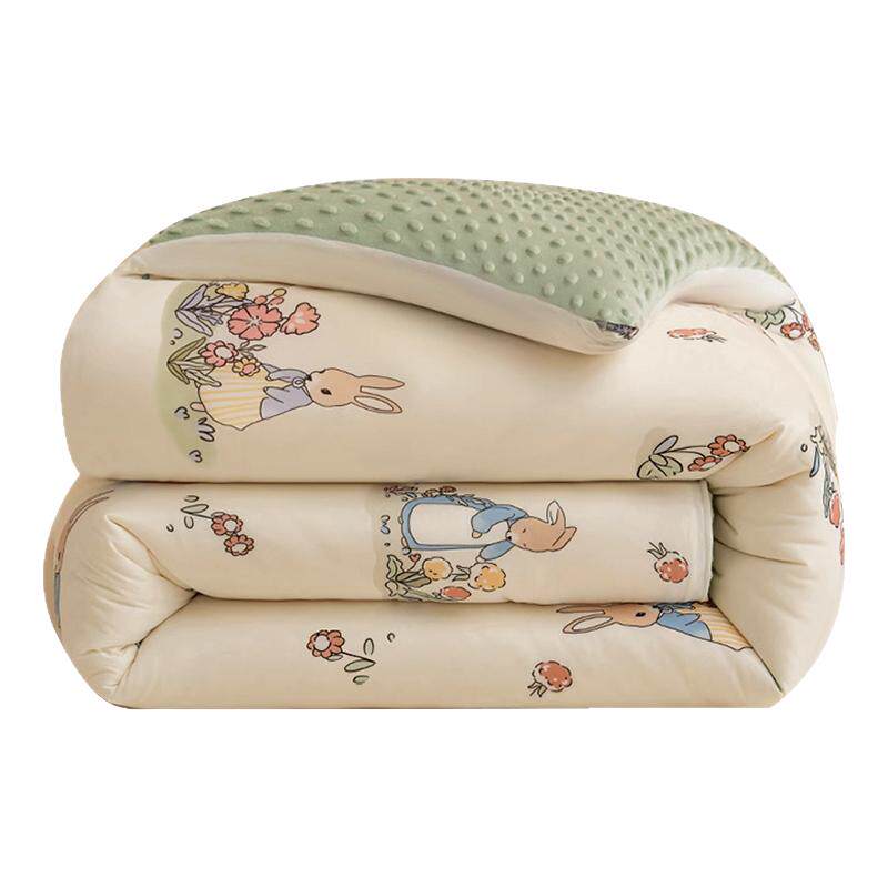 新生婴儿专用小被子春秋宝宝儿童150x2000幼儿园豆豆被冬被加厚