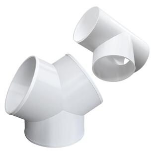 油烟机排烟管分叉接头T型三通浴霸换气扇排风管道等径三通100 150