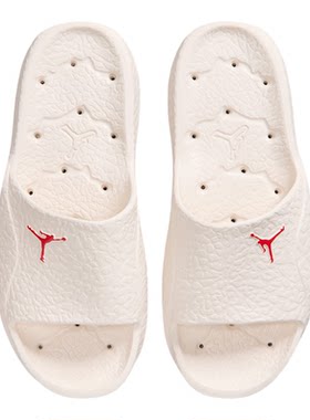 NIKE耐克男子JORDAN镂空一字拖鞋沙滩鞋运动休闲拖鞋HQ2163-003
