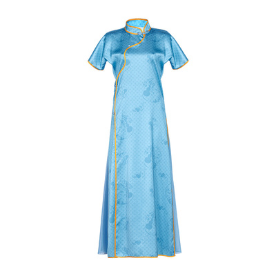 诗意花朵中国风旗袍舞蹈服海角笙歌古典风旗袍《新天涯歌女》同款