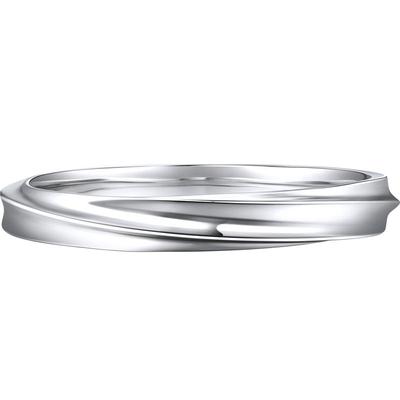 周生星宇系列白色黄金戒指