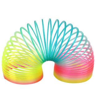 亲子大号弹力魔力七彩虹圈玩具儿童弹簧圈叠叠圈宝宝益智早教礼物