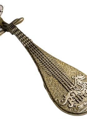 铜师傅《龙凤琵琶》客厅桌面摆件